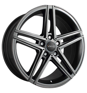 Avus, AC-515, 7,5x17 ET36 5x112 66,6, anthracite