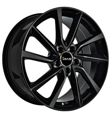 Avus, AC-518, 7,5x17 ET30 5x112 66,6, black