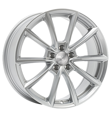 2DRV, WH28, 8x20 ET45 5x120 65,1, racesilber lackiert