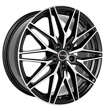 Avus, AC-MB6, 8,5x20 ET34 5x130 66,5, black polished