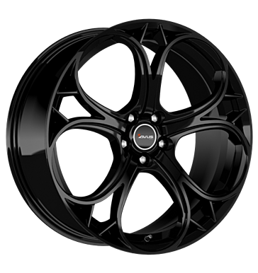 Avus, AC-520, 9x19 ET44,5 5x110 65,1, black