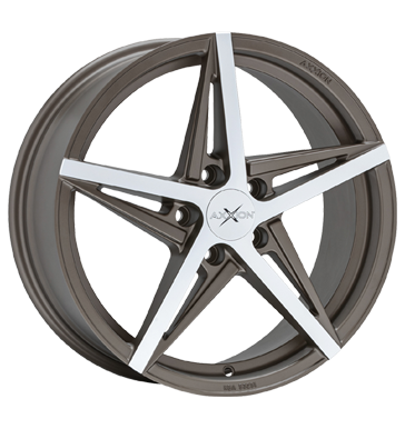 Axxion, AX10, 8,5x20 ET30 5x112 66,6, bronze matt hochglanzpoliert