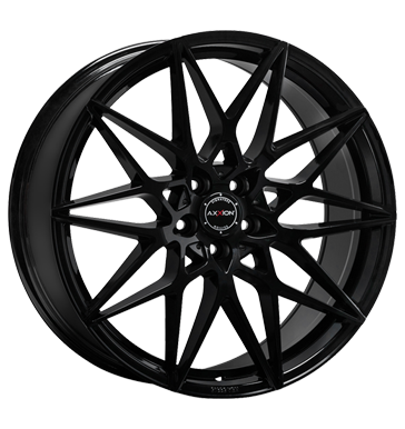 Axxion, AX9, 9x20 ET40 5x112 66,6, schwarz glänzend lackiert