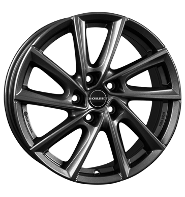 Borbet, VT, 7,5x17 ET52 5x112 66,6, mistral anthracite glossy