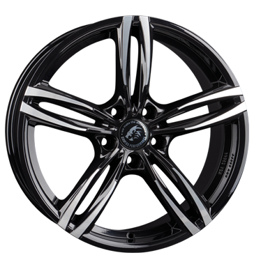 Damina Performance, DM03, 8x18 ET30 5x120 72,6, black polished