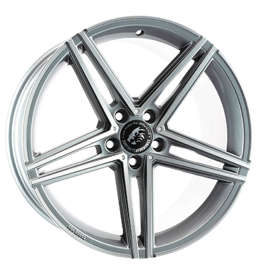 Damina Performance, DM04, 7,5x17 ET36 5x112 66,6, anthracite polished