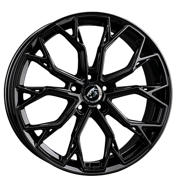 Damina Performance, DM18, 8,5x20 ET35 5x112 66,6, black painted