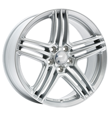 2DRV, WH12, 8x18 ET45 5x112 66,6, race silber lackiert
