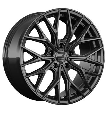 2DRV, WH37, 8x18 ET40 5x112 66,6, schwarz glanz lackiert