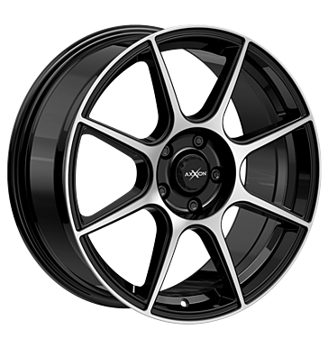 Axxion, X2, 7,5x18 ET30 5x112 72,6, schwarz hochglanzpoliert