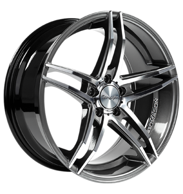 Tomason, TN12, 8,5x19 ET40 5x114,3 72,6, dark hyper black polished