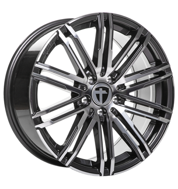 Tomason, TN18, 8x18 ET50 5x120 65,1, gun metal polish