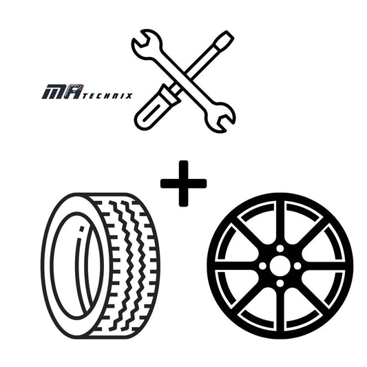 Erstmontage-Paket, aufziehen und wuchten