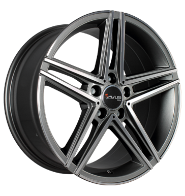 Avus, AC-515, 8,5x19 ET35 5x112 66,5, anthracite polished