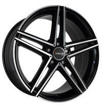 Avus, AC-515, 7,5x17 ET36 5x112 66,6, black polished