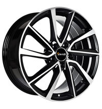 Avus, AC-518, 7x17 ET50 5x108 73,1, black polished