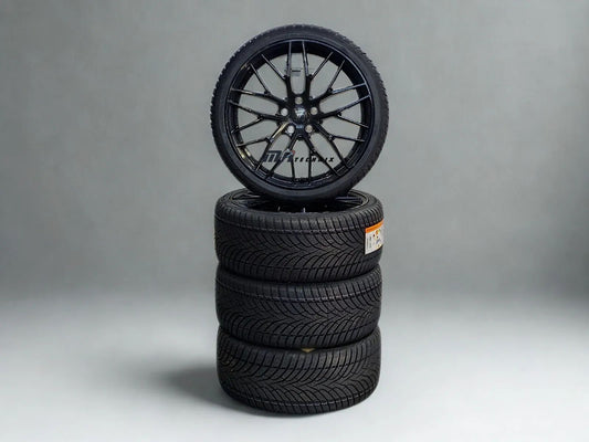 Sommer Kompletträder, V1 Wheels DS2, 20 Zoll 9Jx20 ET45 5x120, schwarz mit 275/35 R20