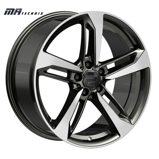 2DRV by Wheelworld WH36 19 Zoll 8,5Jx19 ET40 5x112 daytona grau poliert