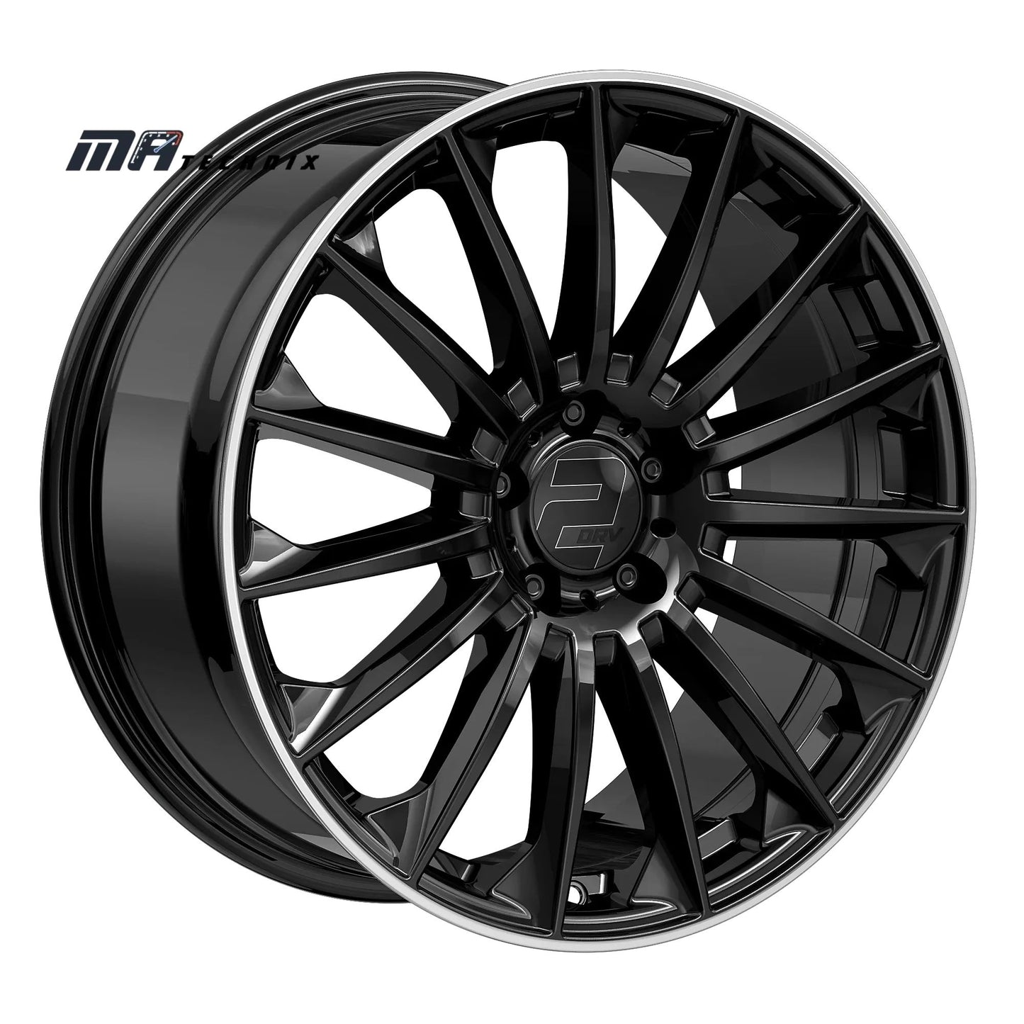 2DRV by Wheelworld WH39 19 Zoll 8,5Jx19 ET45 5x112 schwarz poliert