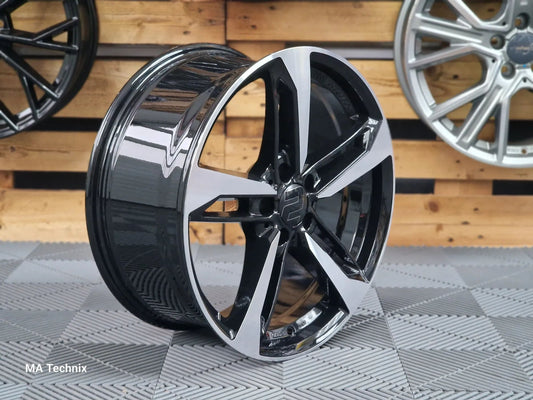 Wheelworld WH36 8,5x19 ET30 5x112 schwarz frontpoliert