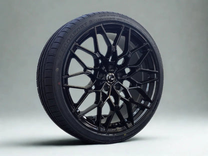 Sommer Kompletträder, SX-Wheels SX1, 19 Zoll 8,5Jx19 ET30 5x112 mit 225/40 R19 schwarz