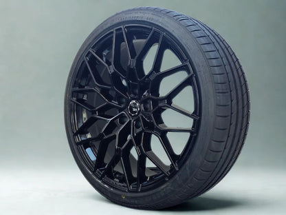 Sommer Kompletträder, SX-Wheels SX1, 19 Zoll 8,5Jx19 ET30 5x112 mit 225/40 R19 schwarz