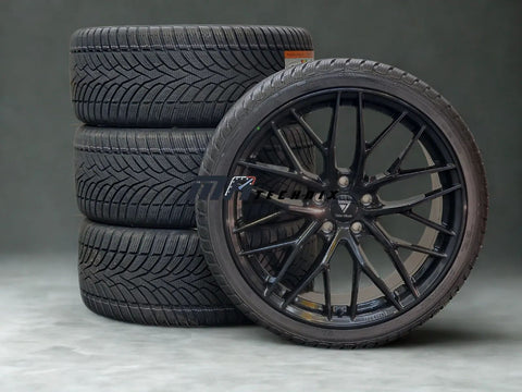 Sommer Kompletträder, V1 Wheels DS2, 20 Zoll 9Jx20 ET45 5x120, schwarz mit 275/35 R20