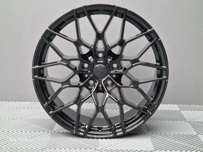 Sommer Kompletträder, SX-Wheels SX1, 19 Zoll 8,5Jx19 ET30 5x112 mit 225/40 R19 schwarz