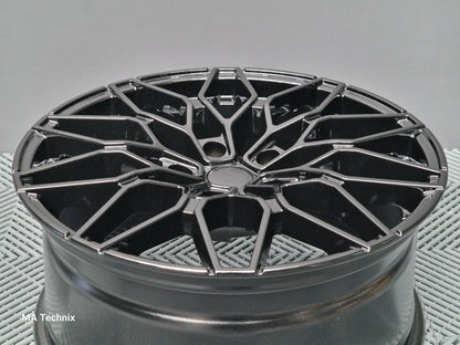 Sommer Kompletträder, SX-Wheels SX1, 19 Zoll 8,5Jx19 ET30 5x112 mit 225/40 R19 schwarz