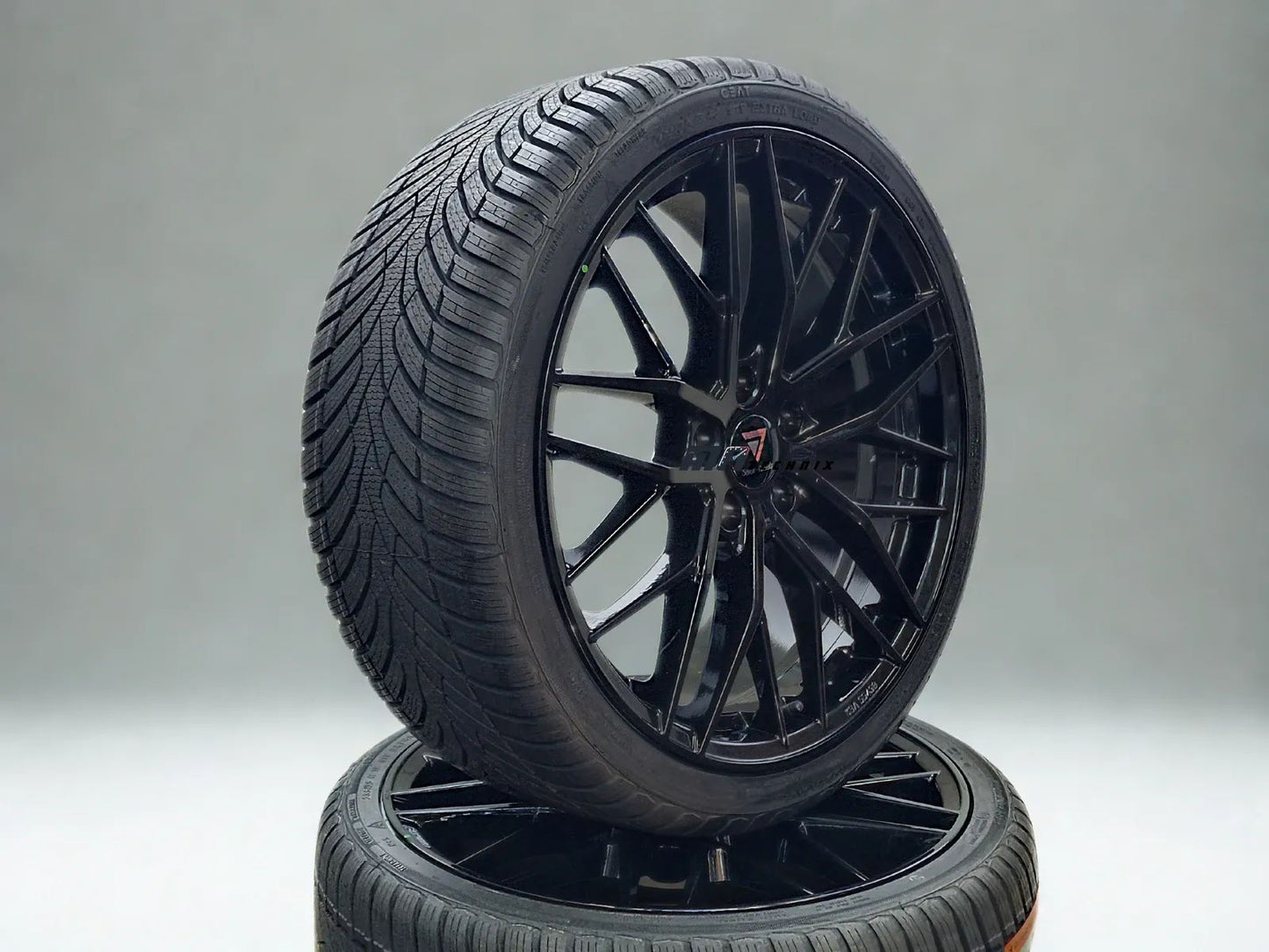 Sommer Kompletträder, V1 Wheels DS2, 20 Zoll 9Jx20 ET45 5x120, schwarz mit 275/35 R20