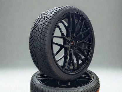 Sommer Kompletträder, V1 Wheels DS2, 20 Zoll 9Jx20 ET45 5x120, schwarz mit 275/35 R20