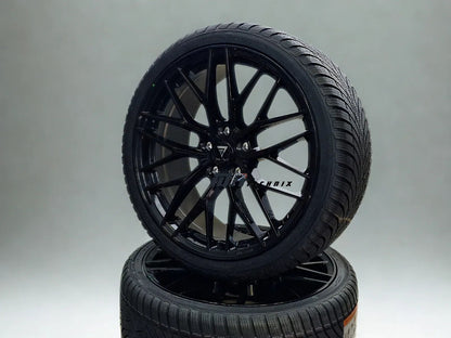Sommer Kompletträder, V1 Wheels DS2, 20 Zoll 9Jx20 ET45 5x120, schwarz mit 275/35 R20