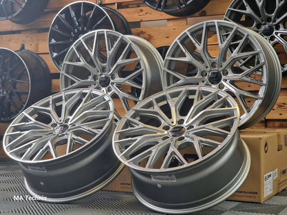 Wheelworld WH37 19 Zoll 8,5Jx19 ET48 5x112 daytonagrau frontpoliert
