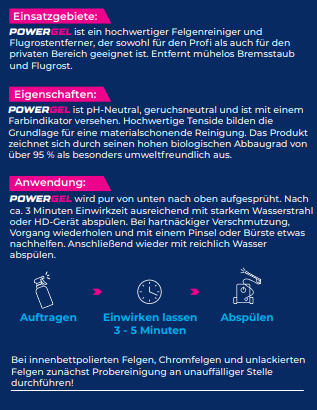 Premium Felgenreiniger und Flugrostentferner