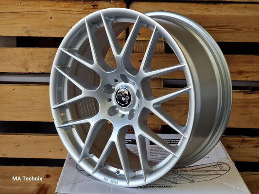 SX Wheels SX3 19 Zoll 8,5Jx19 ET45 5x112 silber