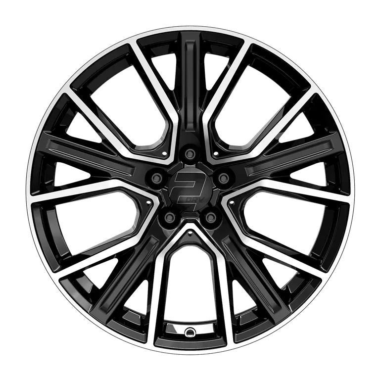 Sommer Kompletträder, 2DRV WH34, 19 Zoll 8,5Jx19 ET45 5x112 mit 225/35 R19 schwarz poliert