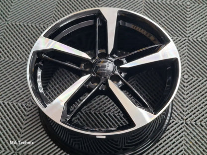 Wheelworld WH36 8,5x19 ET30 5x112 schwarz frontpoliert