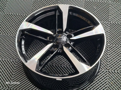 Wheelworld WH36 8,5x19 ET30 5x112 schwarz frontpoliert