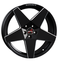 Borbet, A neu, 8x18 ET44 5x112 57,1, black matt