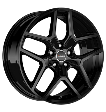 Avus, AC-519, 7x17 ET45 5x114,3 73,1, black