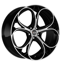 Avus, AC-520, 8x19 ET33 5x110 65,1, black polished