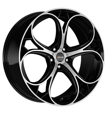 Avus, AC-520, 8x19 ET40 5x110 65,1, black polished