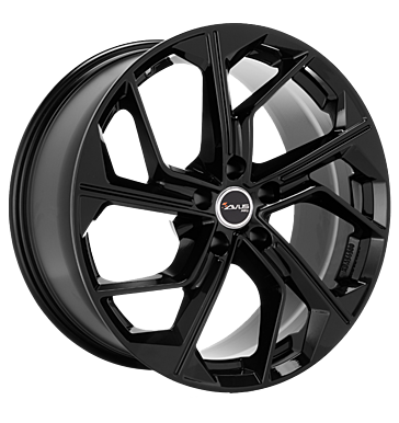 Avus, AC-522, 8,5x19 ET30 5x112 66,6, black
