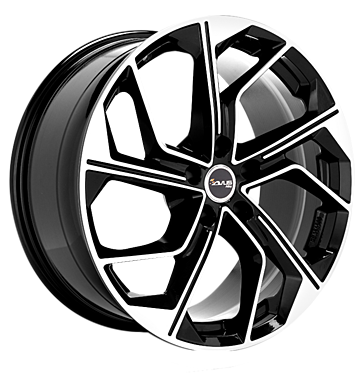 Avus, AC-522, 9x20 ET25 5x112 66,6, black polished