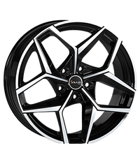 Avus, AC-523, 8x18 ET42 5x120 72,6, black polished