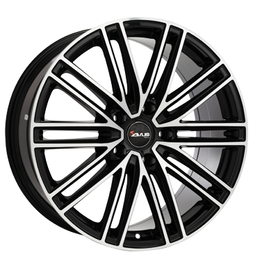 Avus, AC-M08, 10,5x20 ET64 5x130 71,6, black polished