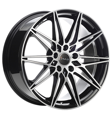 Avus, AC-MB5, 9x19 ET44 5x112 66,7, black polished
