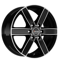 Avus, AC-V61, 7x17 ET50 6x130 84,1, black polished