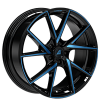 Alutec, ADX.01, 8,5x20 ET45 5x112 70,1, racing-black frontpoliert blue