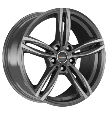 Avus, AF 15, 7,5x17 ET35 5x112 66,6, anthracite polished
